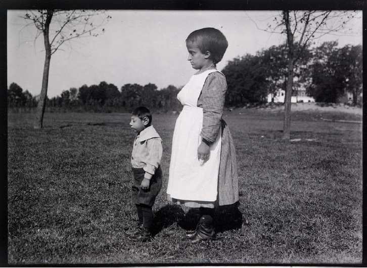 Lewis H. Hine: Idiot Children in an Institution, New Jersey, 1924