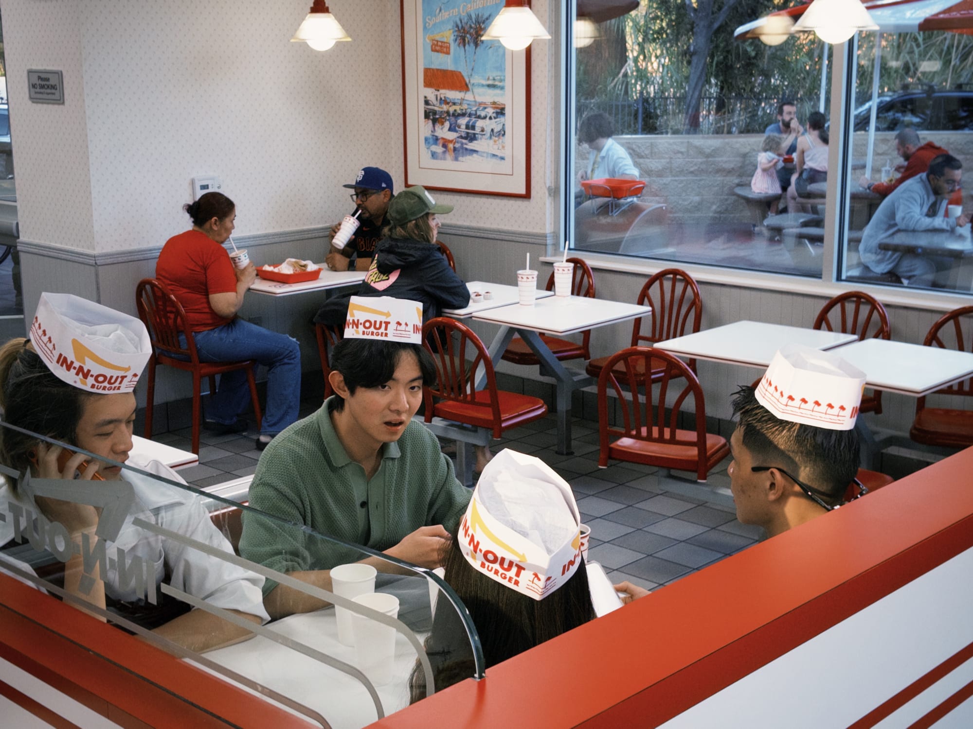 Team Zeabur grabbing burger at In-N-Out