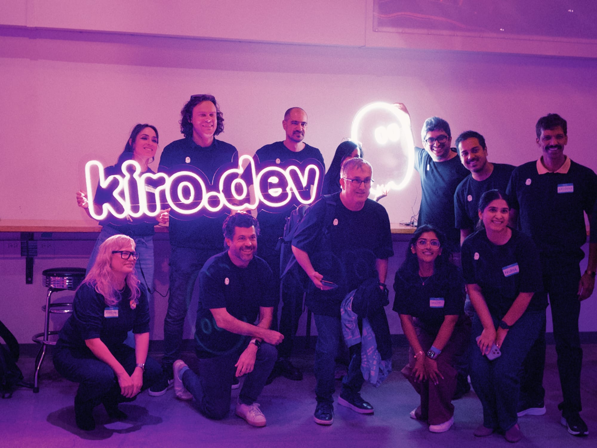 Kiro team doing a group photo after the launch event